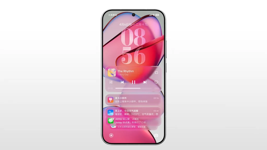 HyperOS 4: redesign lock screen