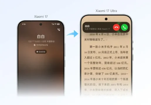 HyperOS 4; dual phone sync
