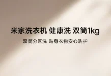 Xiaomi opens pre-orders Mi Home Washing Machine Health Wash Twin-Tub 1KG Mi Home Washing Machine Health Wash Twin-Tub 1KG