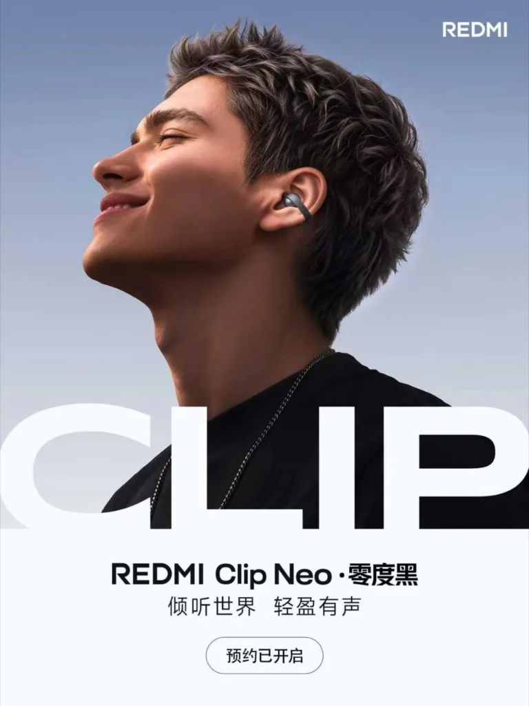 REDMI Clip Neo: First Clip-On Earbuds Launch with K100