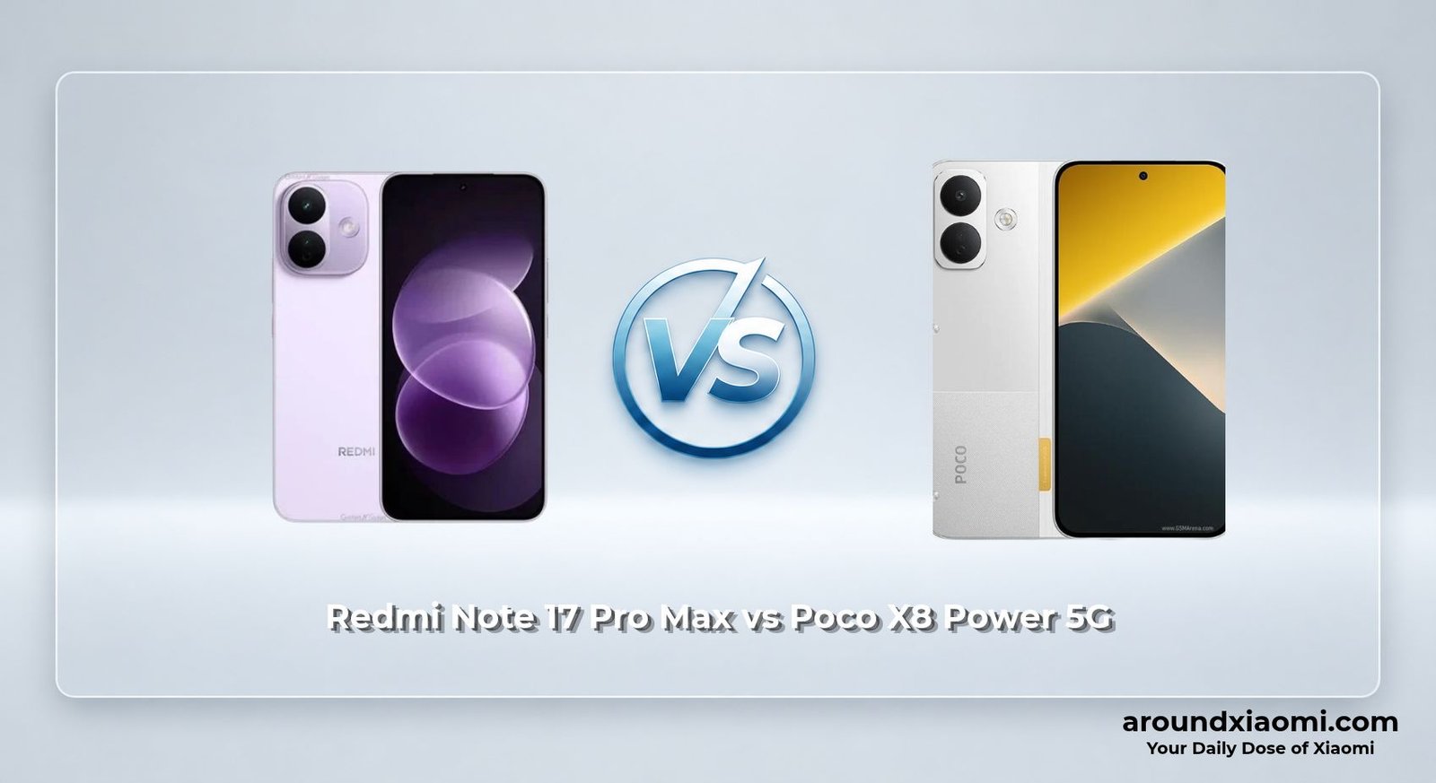 Redmi Note 17 Pro Max vs Poco X8 Power 5G