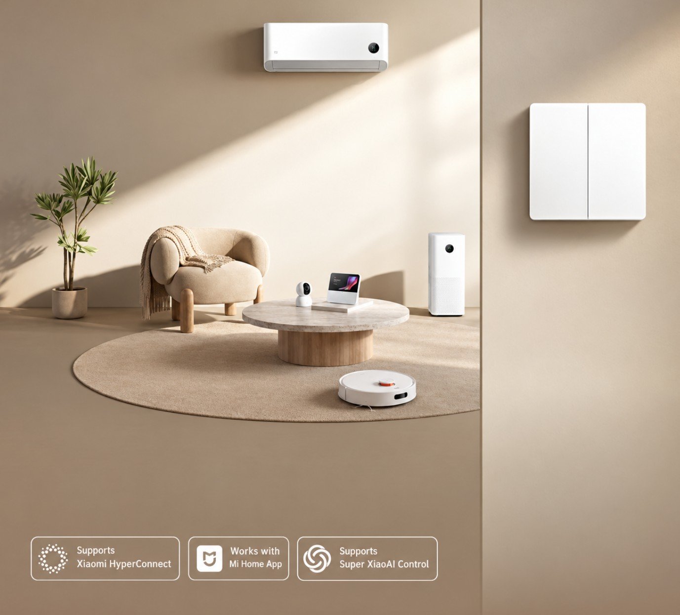 Xiaomi Smart Switch 2 Pro: 3.5mm Glass Switch That Works Without a Neutral Wire Xiaomi Smart Switch 2 Pro: 3.5mm Glass Switch That Works Without a Neutral Wire