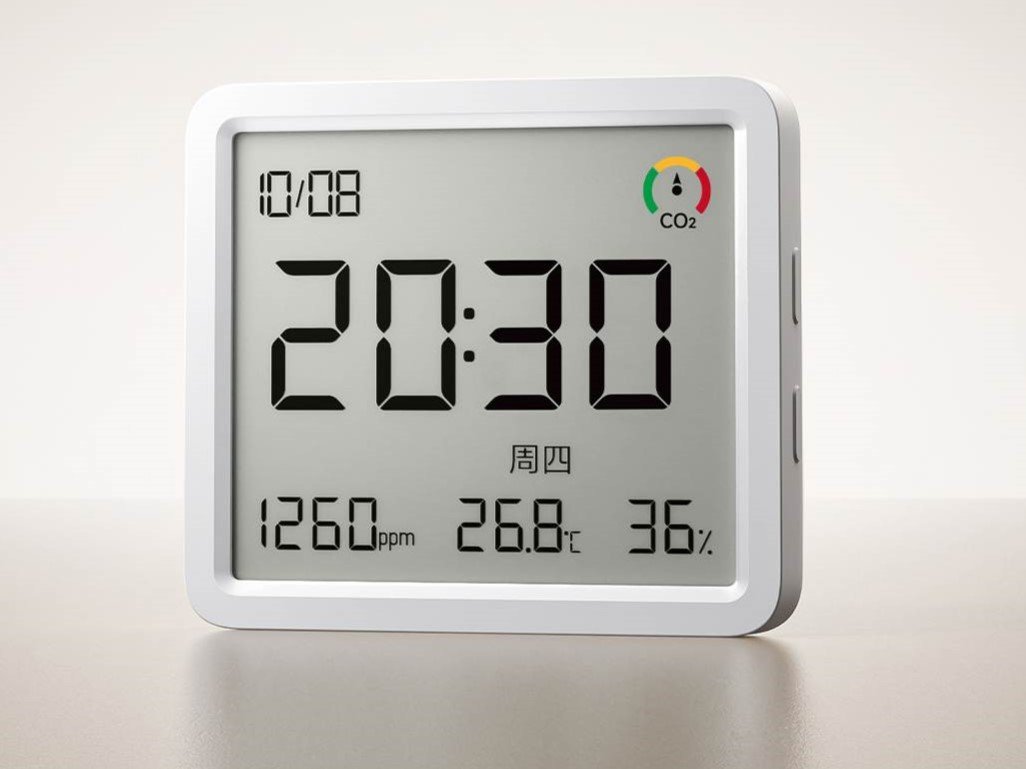 New Xiaomi smart temperature and humidity monitor 3 Pro now measures CO₂ too Xiaomi temperature and humidity monitor 3 Pro