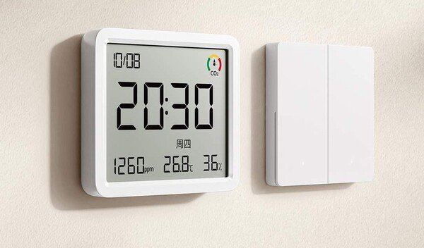 New Xiaomi smart temperature and humidity monitor 3 Pro now measures CO₂ too Xiaomi temperature and humidity monitor 3 Pro