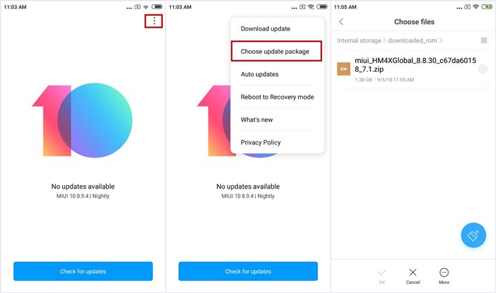 How to Install Xiaomi Stable ROM Using Local Update Install Xiaomi Stable ROM Using Local Update